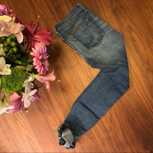 Rag & Bone Zipper Capri Skinny Jean
